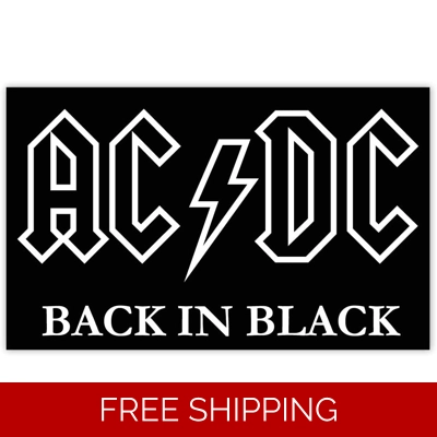 AC DC Rock Band Die Cut Vinyl Decal sticker AC DC Rock Band Die Cut Vinyl Decal sticker